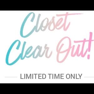 CLOSET CLEAR OUT!
